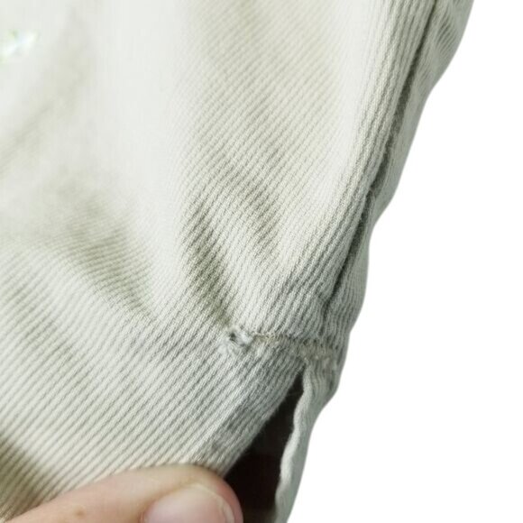 Lizgolf Beige Cotton Skirt Shorts Skorts‎ Embroidered Floral Golf Size 12 - Picture 6 of 11